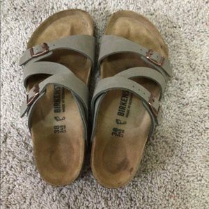 Salina Birkenstock sandal in stone